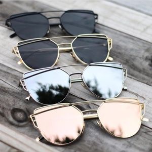 Street Affaires Continental Rose Gold Sunglasses